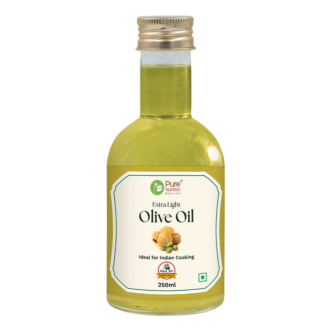 Pure Nutrition Extra Light Olive Oil -  Ideal for Cooking, Salads, Skin & Hair