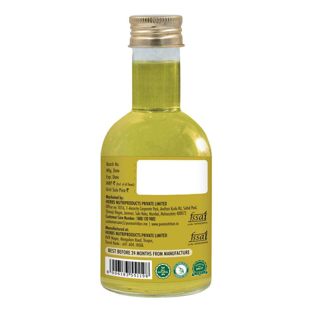 Pure Nutrition Extra Light Olive Oil -  Ideal for Cooking, Salads, Skin & Hair
