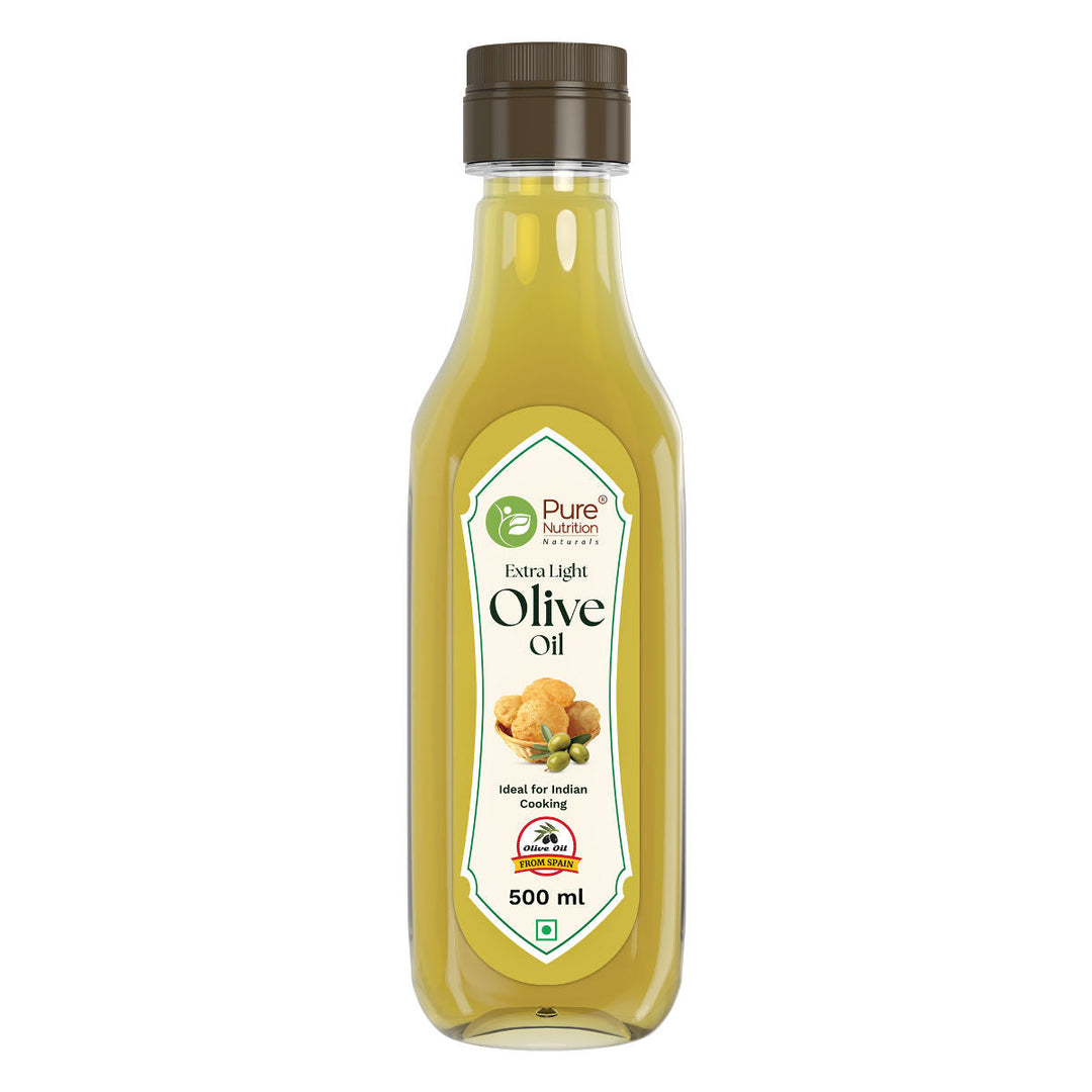 Pure Nutrition Extra Light Olive Oil -  Ideal for Cooking, Salads, Skin & Hair