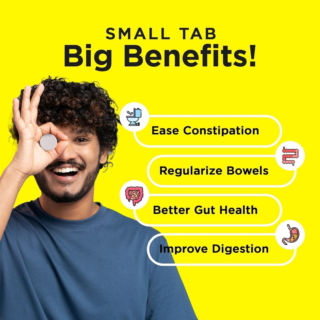 Auric Poop Easy Effervescent Tablet | Promoted Healthy Gut, Relieve Constipation, Cleanses Colon | An Ayurvedic Pure Natural Laxative