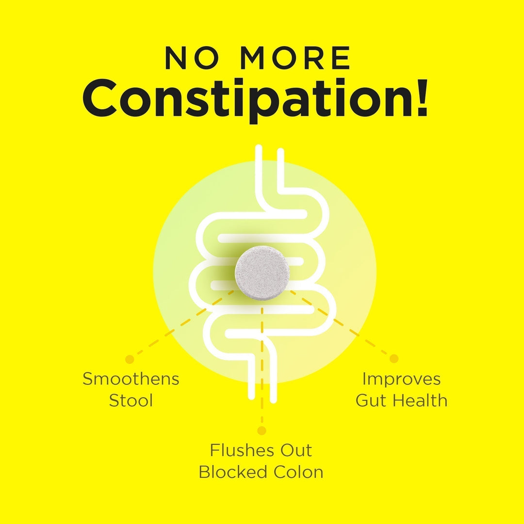 Auric Poop Easy Effervescent Tablet | Promoted Healthy Gut, Relieve Constipation, Cleanses Colon | An Ayurvedic Pure Natural Laxative