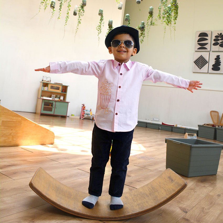 Popcorn Embroidered Unisex Shirt - Light Pink - Suspire