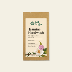 Soil Origin Powder to Liquid Handwash (Jasmine), Toxic-Free, Make 250 Ml (Pack of 3)