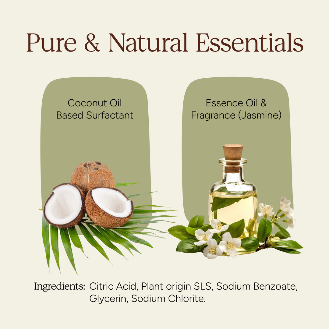 Soil Origin Powder to Liquid Handwash (Jasmine), Toxic-Free, Make 250 Ml (Pack of 3)