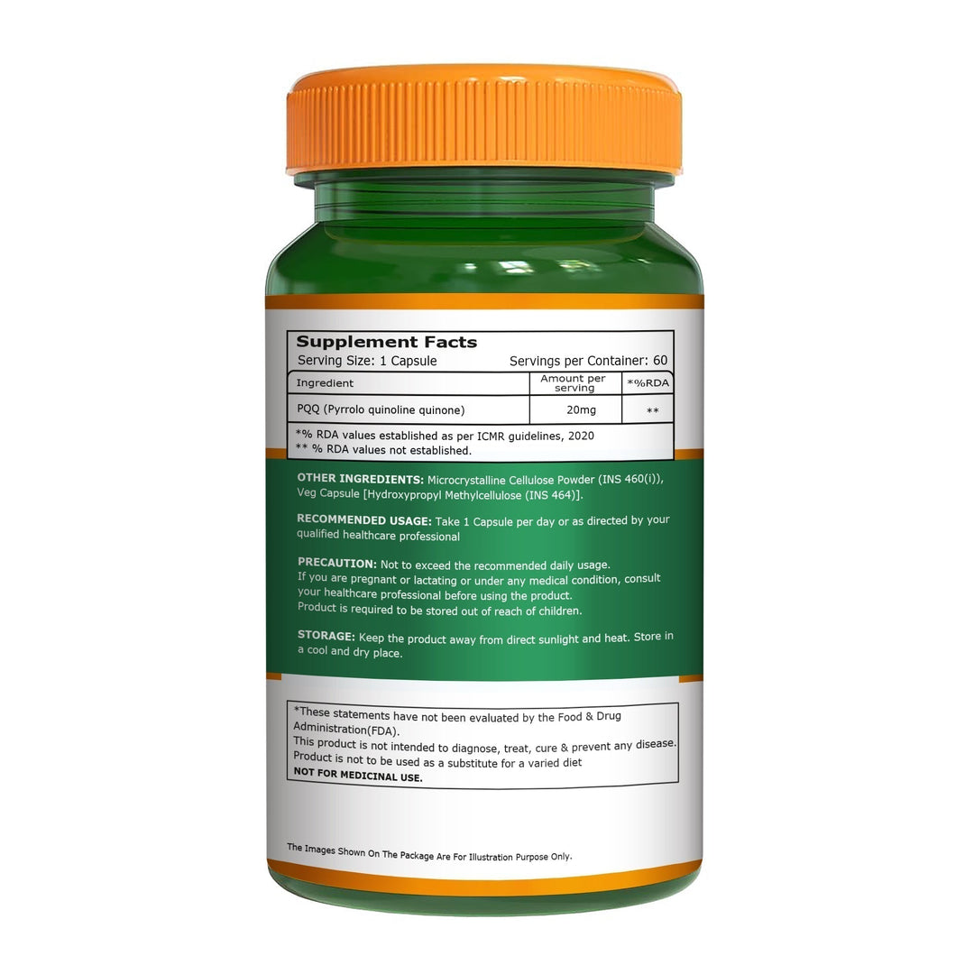 PQQ Pyrroloquinoline Quinone | Mitochondrial Energy & Cognitive Support