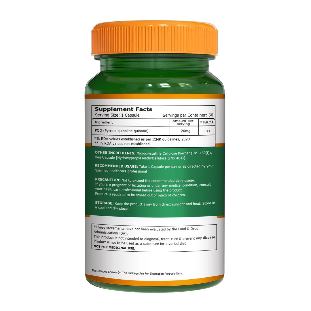 PQQ Pyrroloquinoline Quinone | Mitochondrial Energy & Cognitive Support