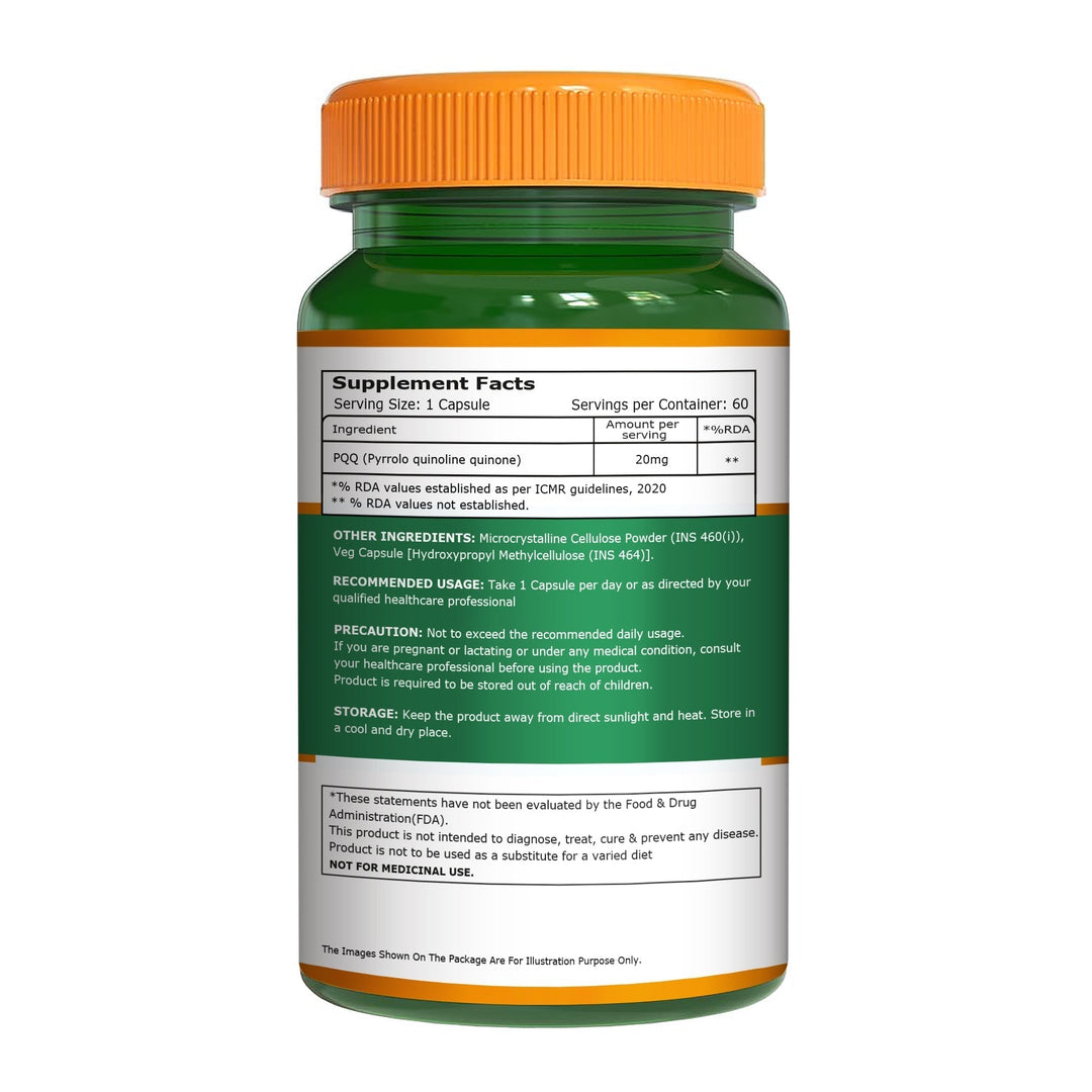 PQQ Pyrroloquinoline Quinone | Mitochondrial Energy & Cognitive Support
