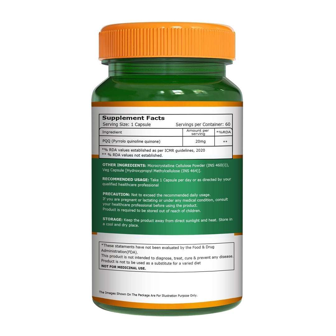 PQQ Pyrroloquinoline Quinone | Mitochondrial Energy & Cognitive Support
