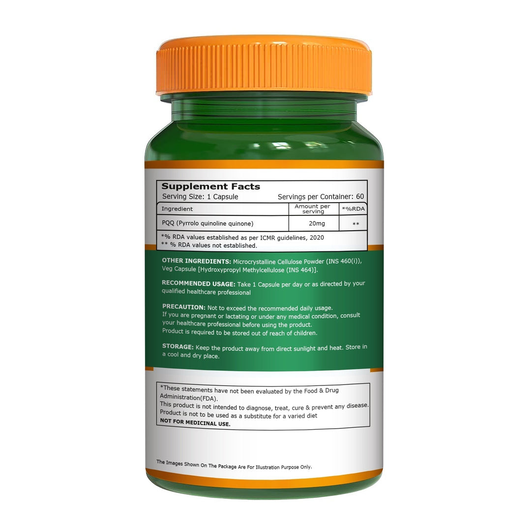 PQQ Pyrroloquinoline Quinone | Mitochondrial Energy & Cognitive Support