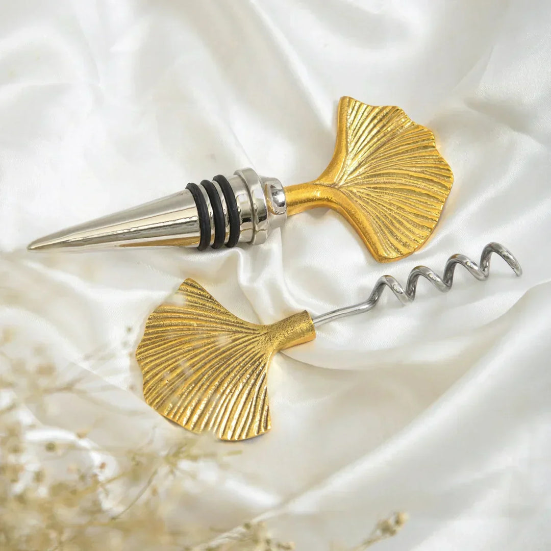 Pravaah Seep Wine Opener | Made in Solid Brass
