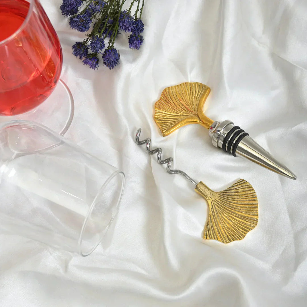 Pravaah Seep Wine Opener | Made in Solid Brass