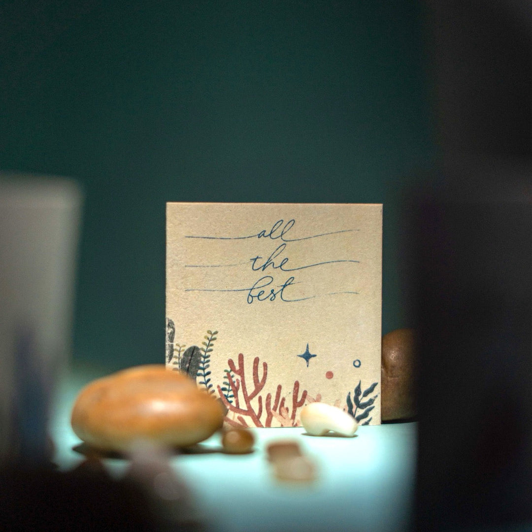 Pravaah Samudra Hemp Paper Gift Cards | Set of 5 Cards and Envelopes