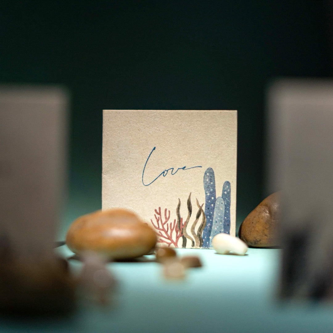 Pravaah Samudra Hemp Paper Gift Cards | Set of 5 Cards and Envelopes