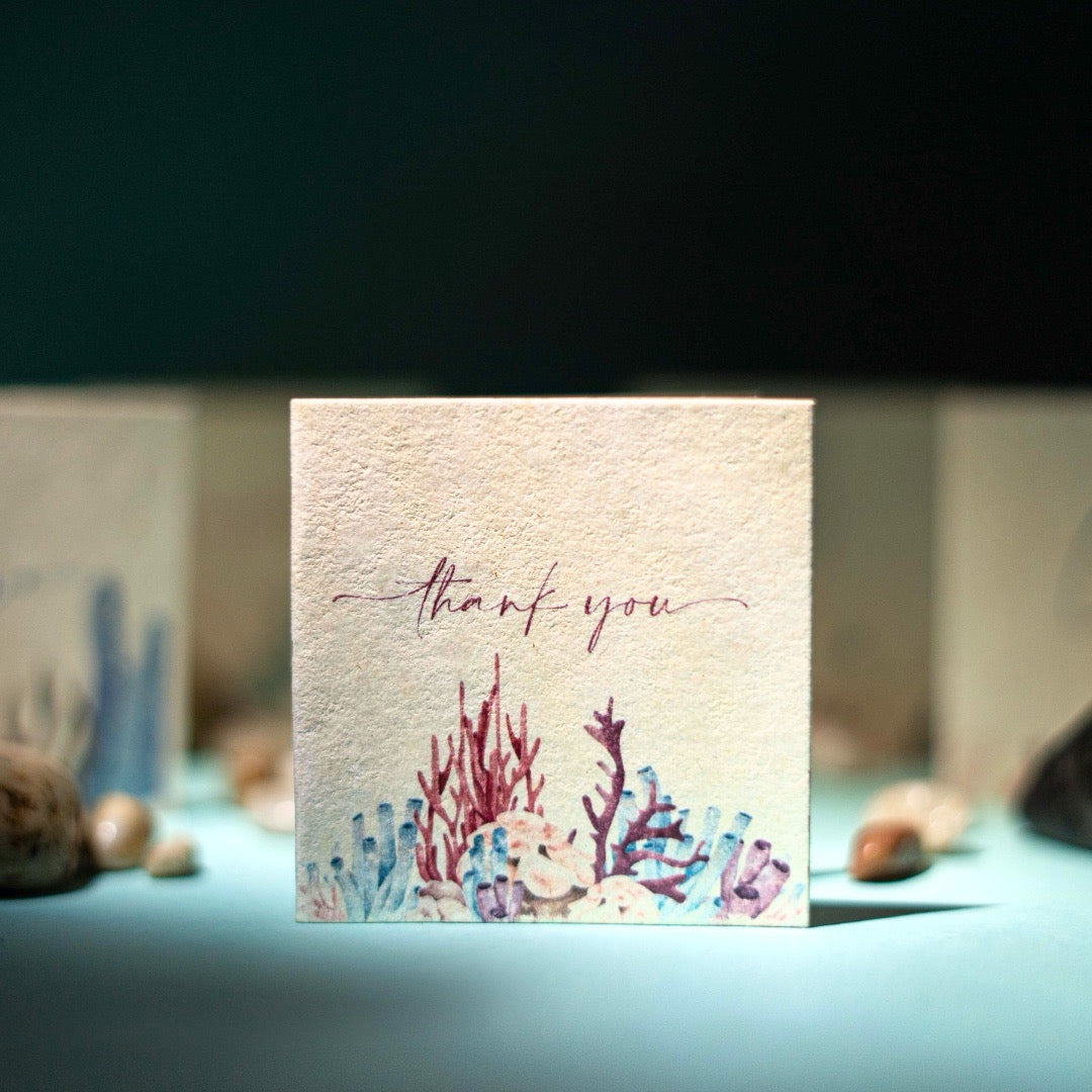 Pravaah Samudra Hemp Paper Gift Cards | Set of 5 Cards and Envelopes