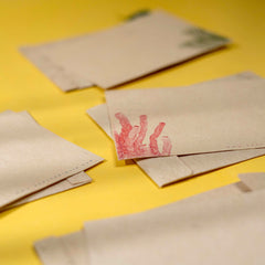 Pravaah Samudra Hemp Paper Note Cards | Set of 5 Notecards and Envelopes