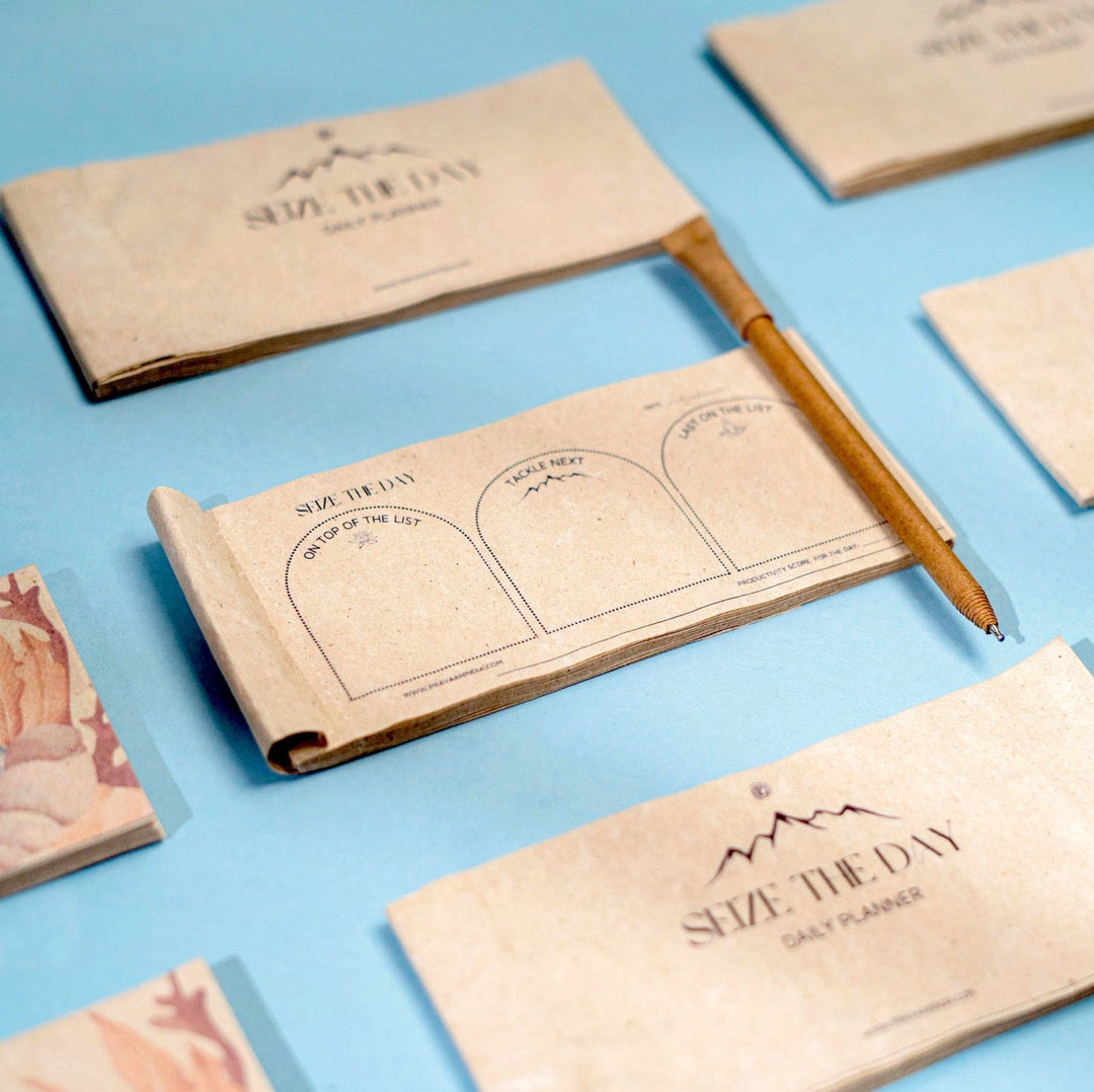 Pravaah Daily Planner | Hemp Paper Tearable Sheets | Uttarakhand Inspired