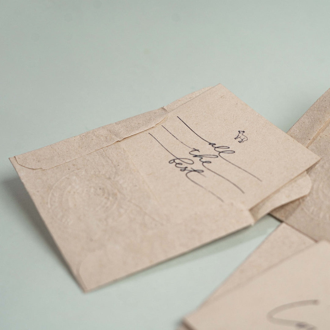 Pravaah Uttarakhand Hemp Paper Gift Cards | Set of 5 Cards and Envelopes