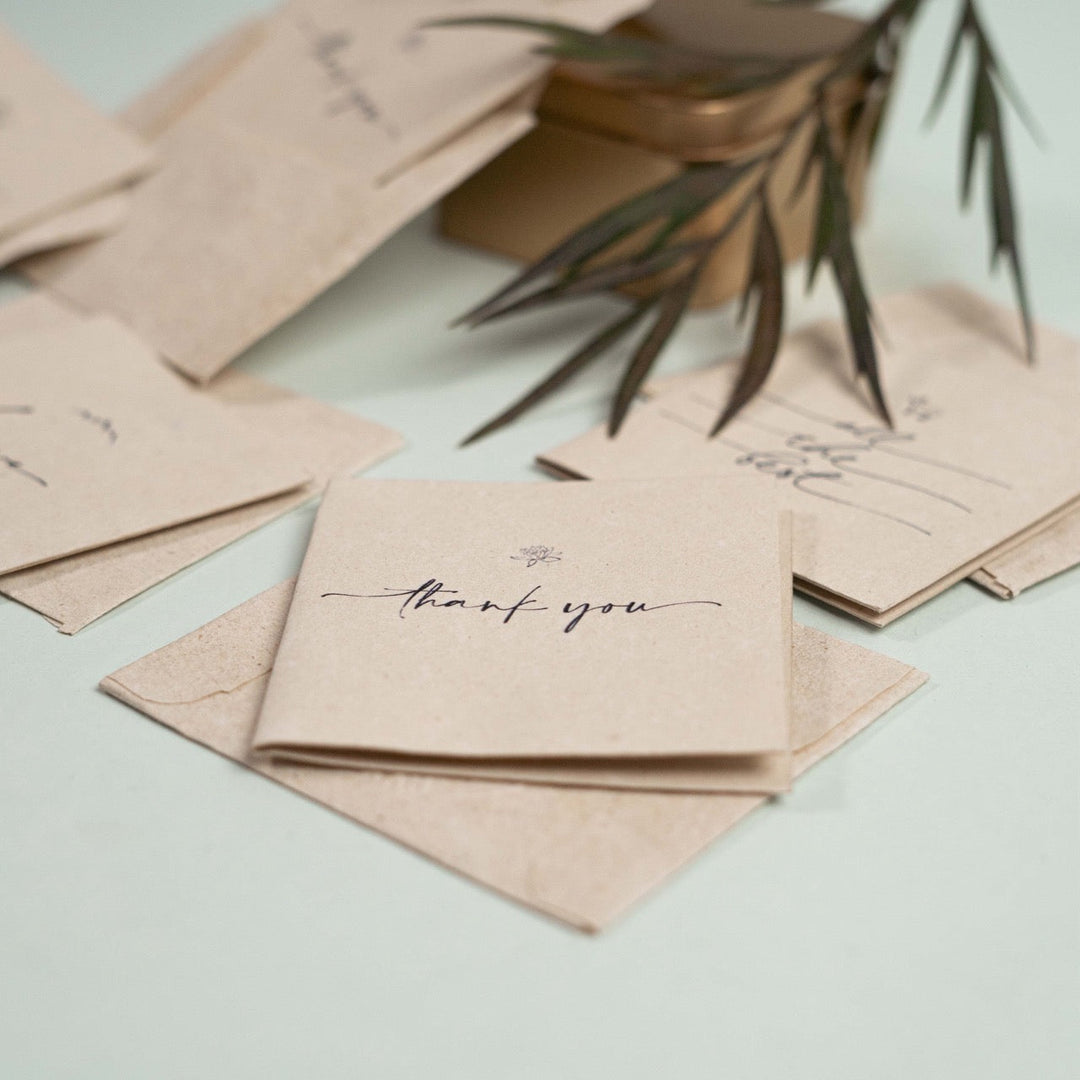 Pravaah Uttarakhand Hemp Paper Gift Cards | Set of 5 Cards and Envelopes