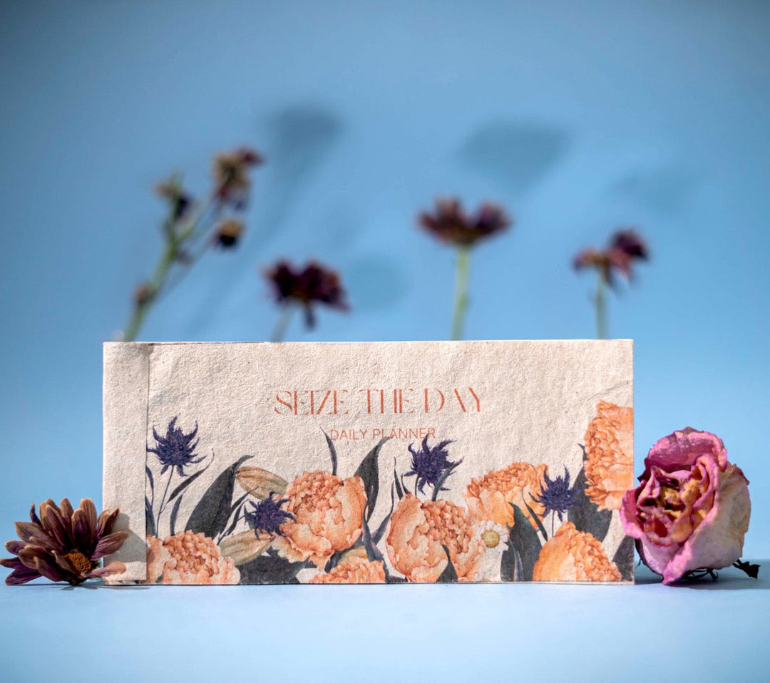 Pravaah Pushp Daily Planner | Inspired by the Valley of Flowers | Hemp Paper