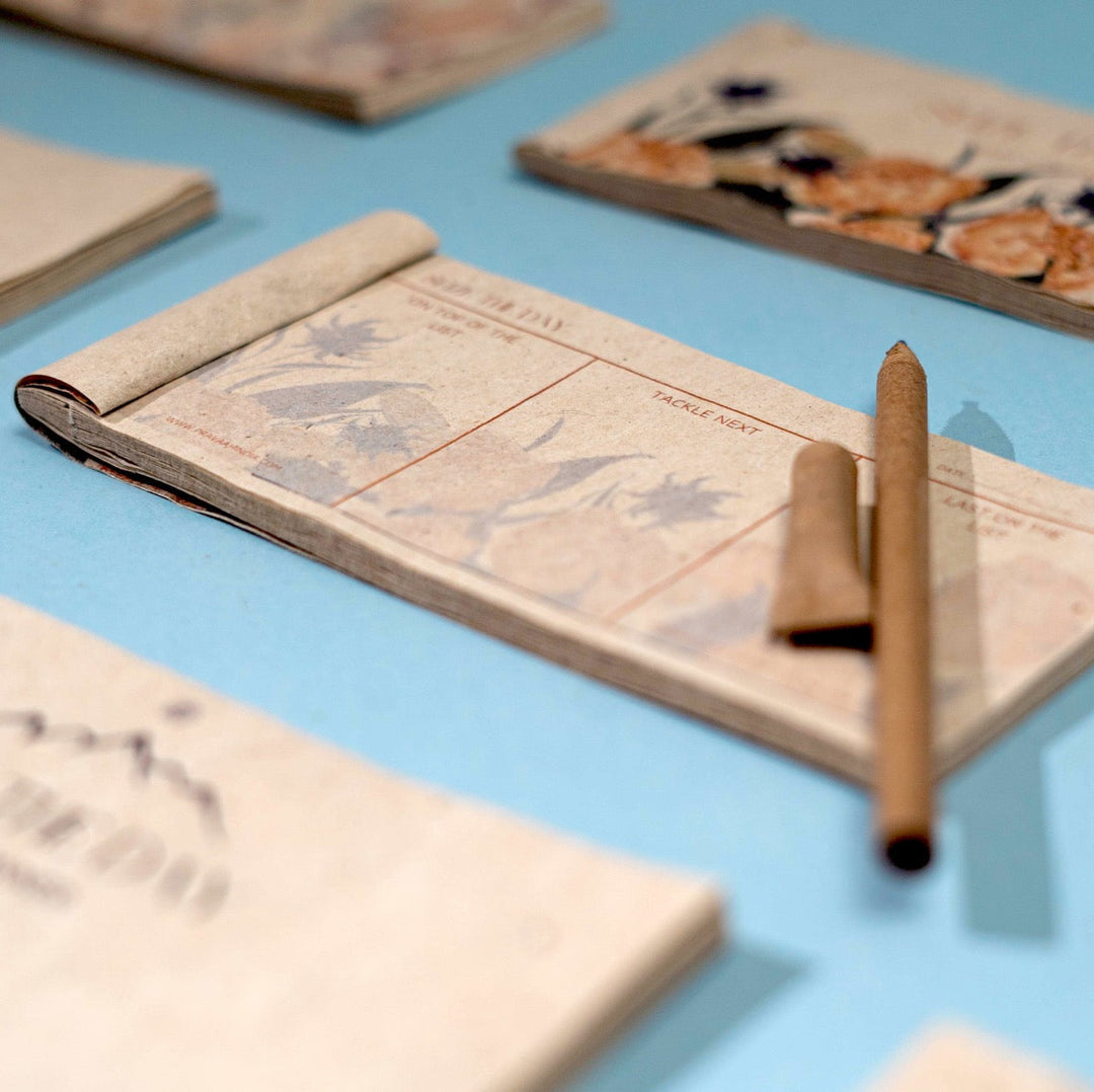 Pravaah Pushp Daily Planner | Inspired by the Valley of Flowers | Hemp Paper