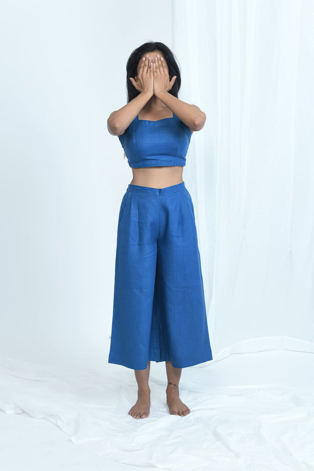 Pravaah Multi Pocket Hemp Wide Leg Pants | Sustainable fabric