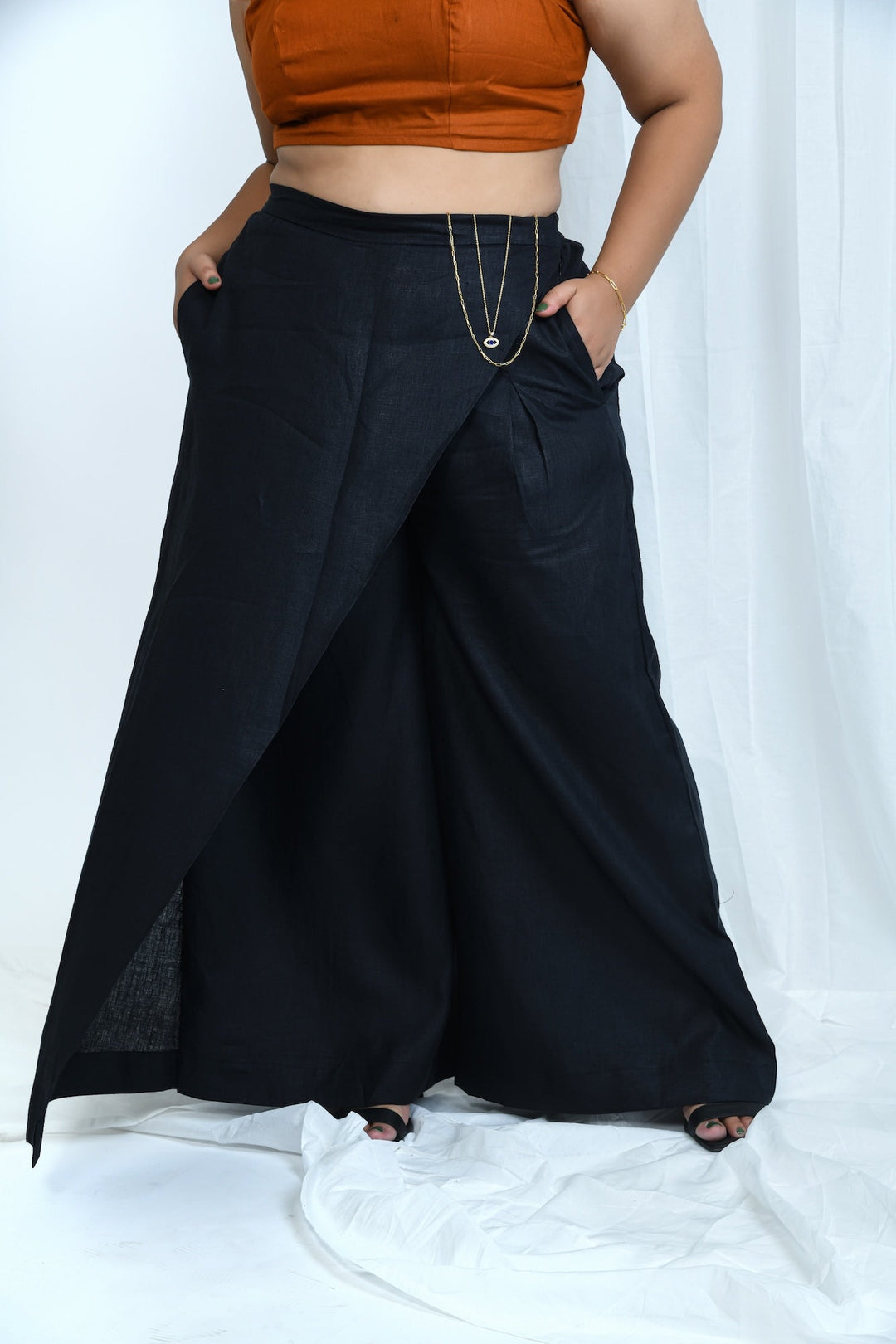 Pravaah Hemp Wrap Pants | Must Have Black