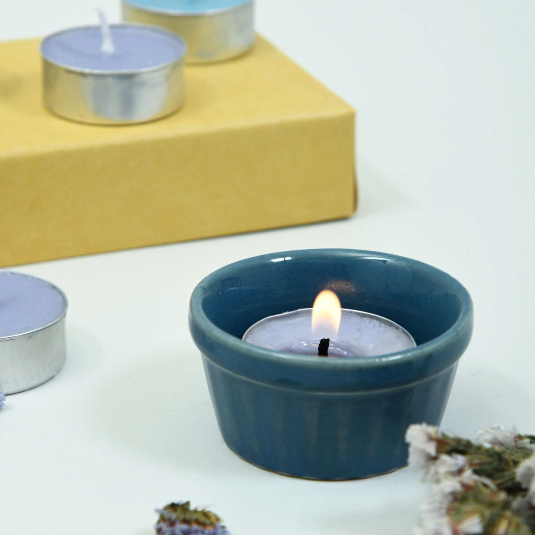 Pravaah Serenity Essentials | Tealight Candle Set | Festival Sustainable Gifting