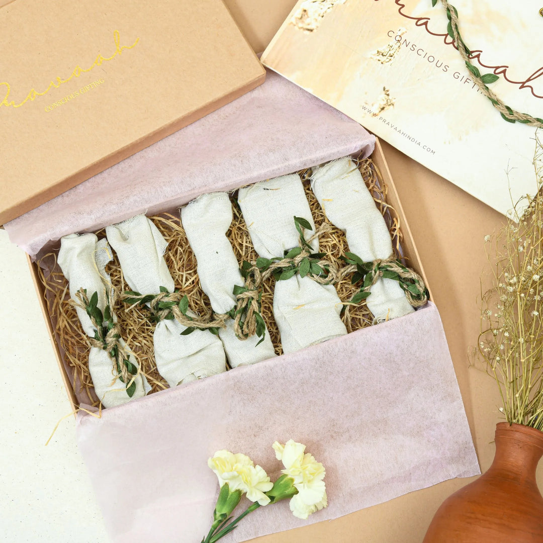 Pravaah Wine and Cheese Gift Hamper | Brass Cheese Knives and Brass Wine Accessories | Luxury Handmade Gifting