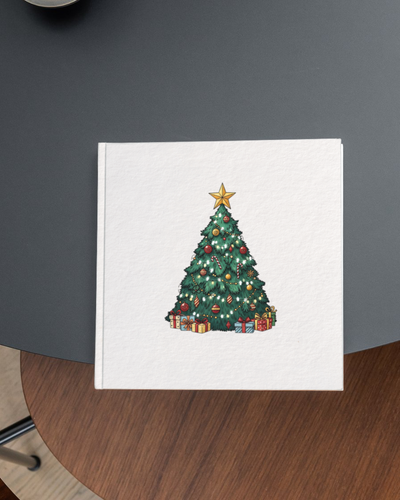 Handmade Hemp Paper Gift Cards, Christmas Edition, Eco-Friendly & Customisable