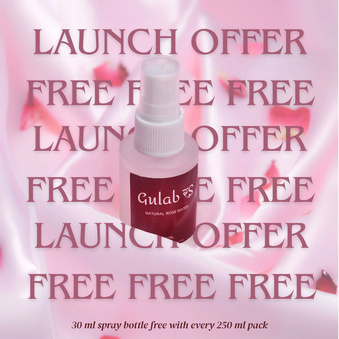 Pravaah Gulab Ras – 100% Natural Rose Water | Preservative and Alcohol - Free - Suspire