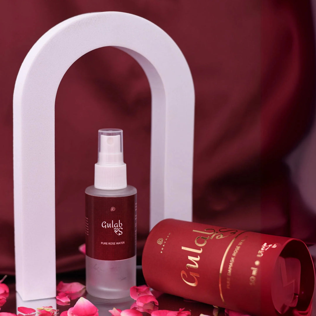 Pravaah Gulab Ras – 100% Natural Rose Water | Preservative and Alcohol - Free - Suspire