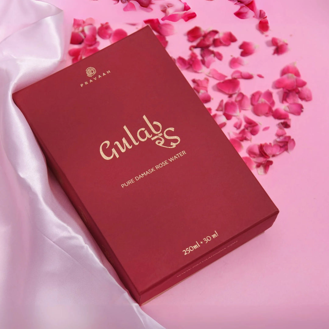 Pravaah Gulab Ras – 100% Natural Rose Water | Preservative and Alcohol - Free - Suspire