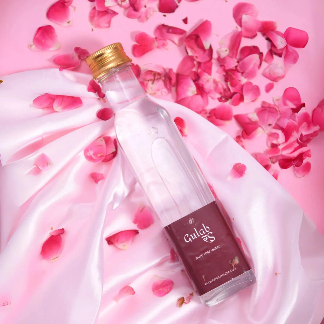 Pravaah Gulab Ras – 100% Natural Rose Water | Preservative and Alcohol - Free - Suspire