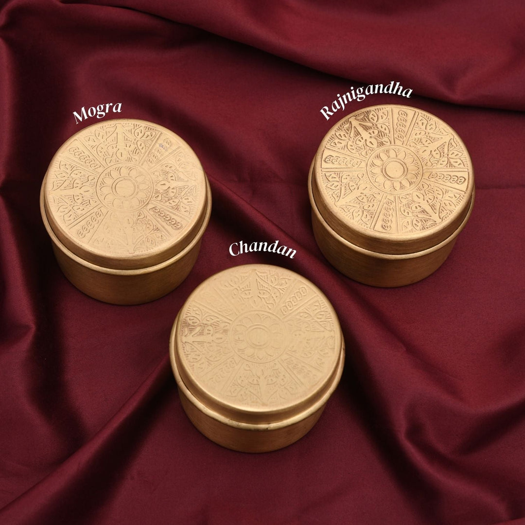 Pravaah Heritage Glow Box – Handcrafted Brass Candle Gift Set, Limited Edition - Suspire