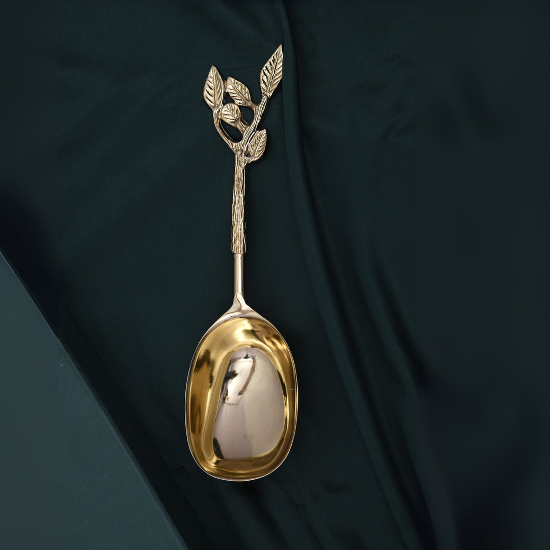 Pravaah Patram Bar Set, Solid Brass Handles, Luxury Gifting, Gold Finish - Suspire