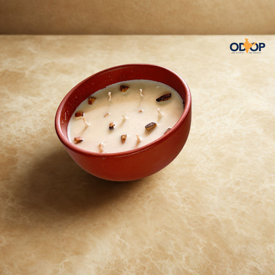 Pravaah Rasal (रसाल) XL - 100% soy - wax candle | Zero Soot Candle | Mango Coconut - Suspire