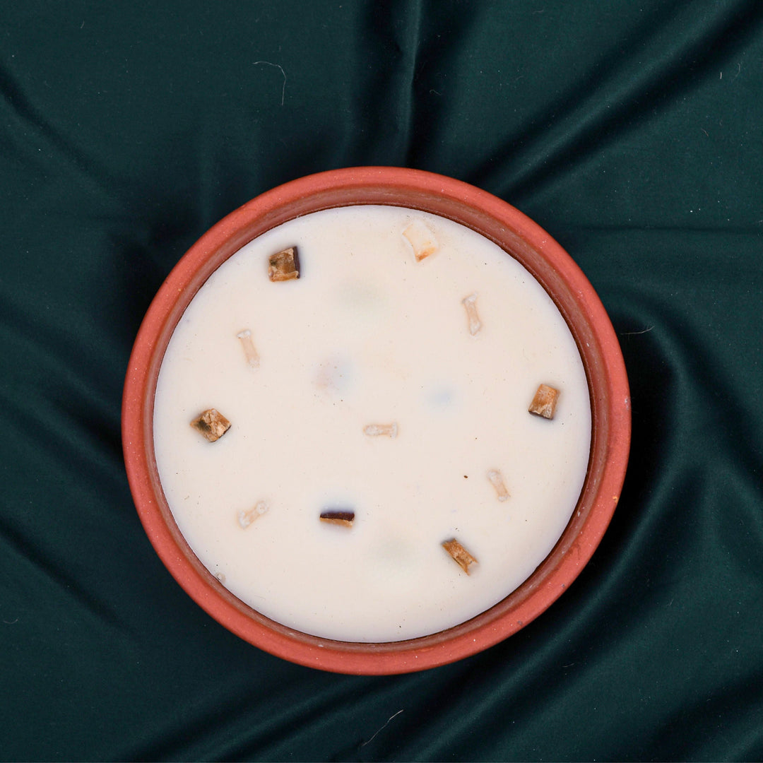 Pravaah Rasal (रसाल) XL - 100% soy - wax candle | Zero Soot Candle | Mango Coconut - Suspire