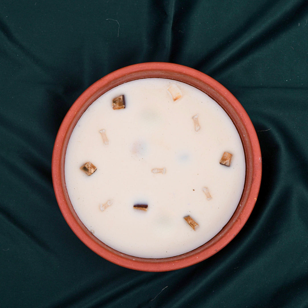 Pravaah Rasal (रसाल) XL - 100% soy - wax candle | Zero Soot Candle | Mango Coconut - Suspire