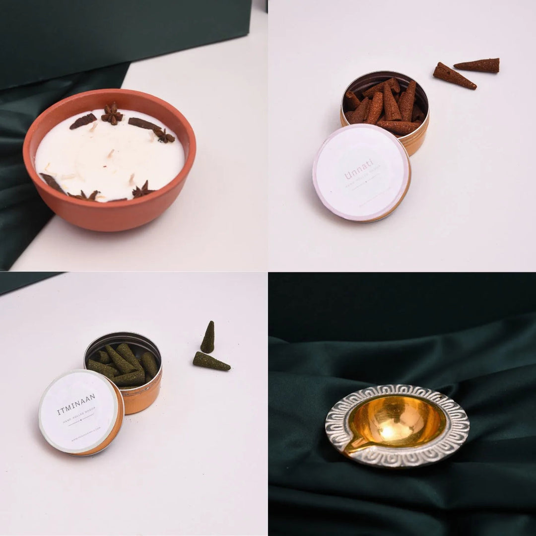 Pravaah Shanti Glow – Sustainable Luxury Gift Set for Festivals & Celebrations - Suspire