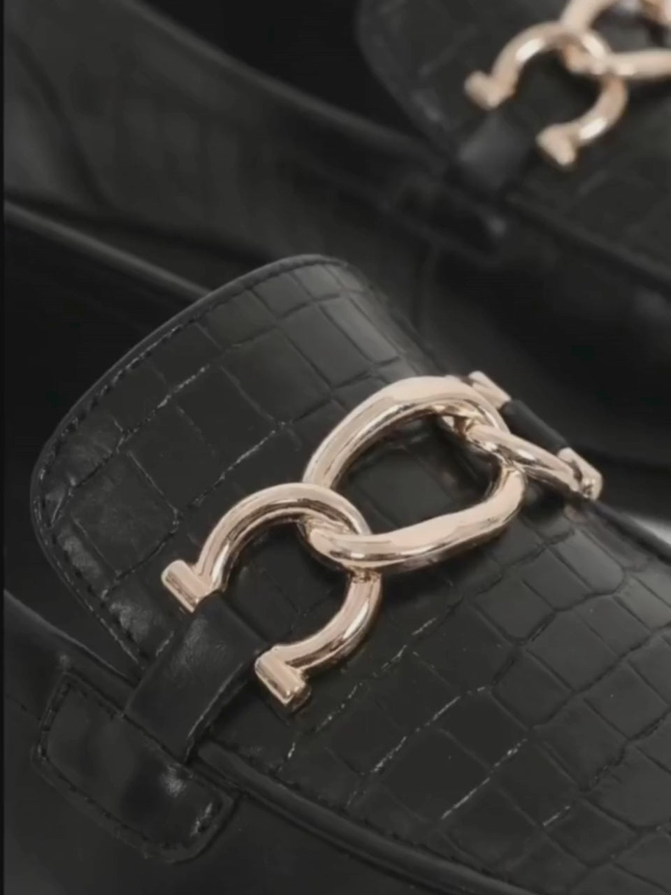 Aristocrat  Black  Horsebit Loafers