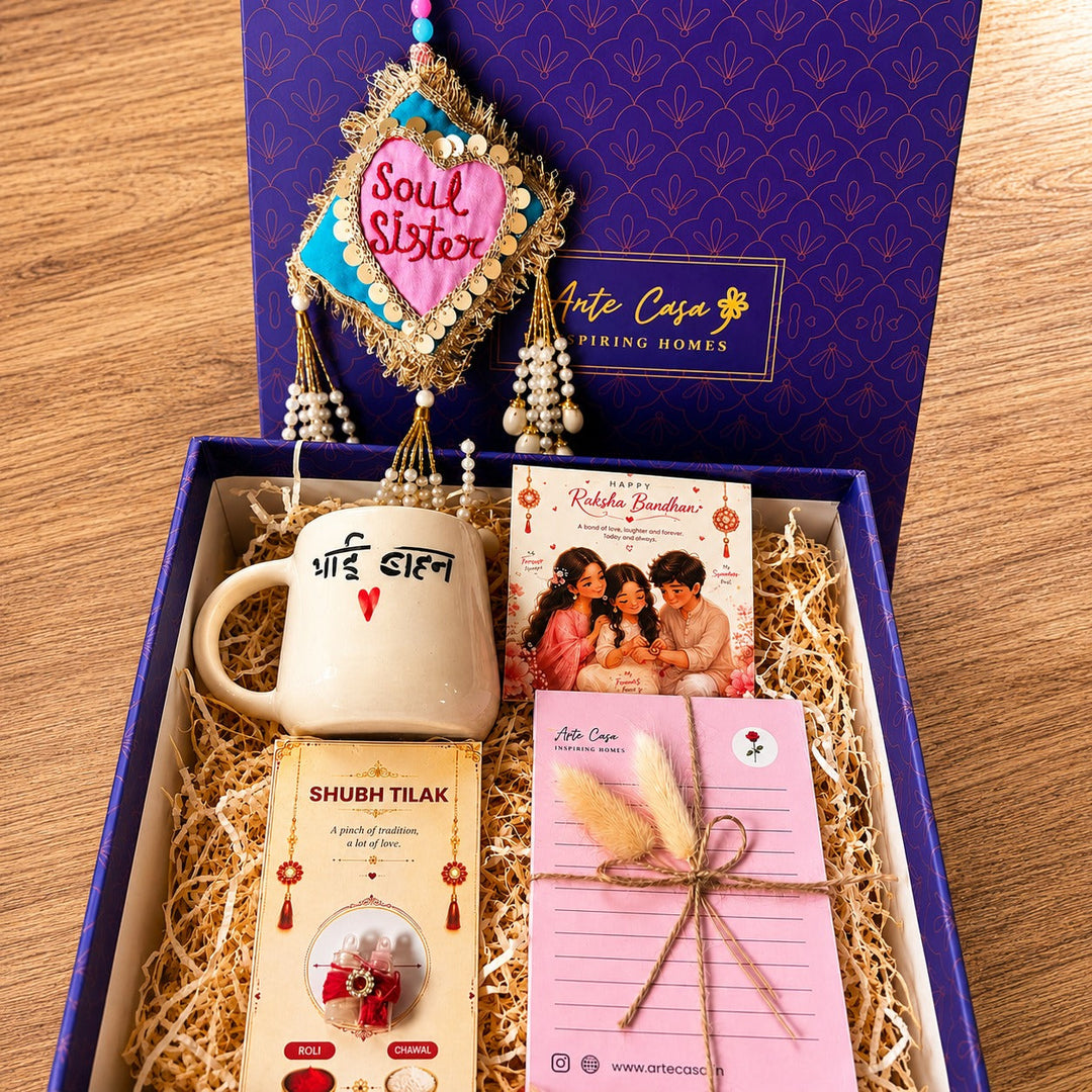 Artecasa Soul Sister Rakhi Hamper | Premium Raksha Bandhan Gift Hamper