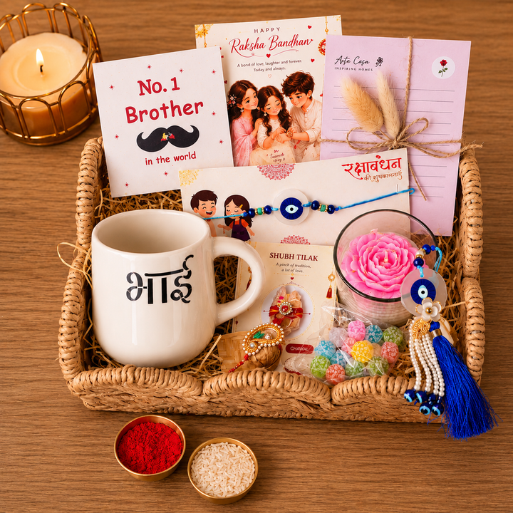 Artecasa Bhai Divine Bond Rakhi Hamper | Premium Raksha Bandhan Gift Hamper