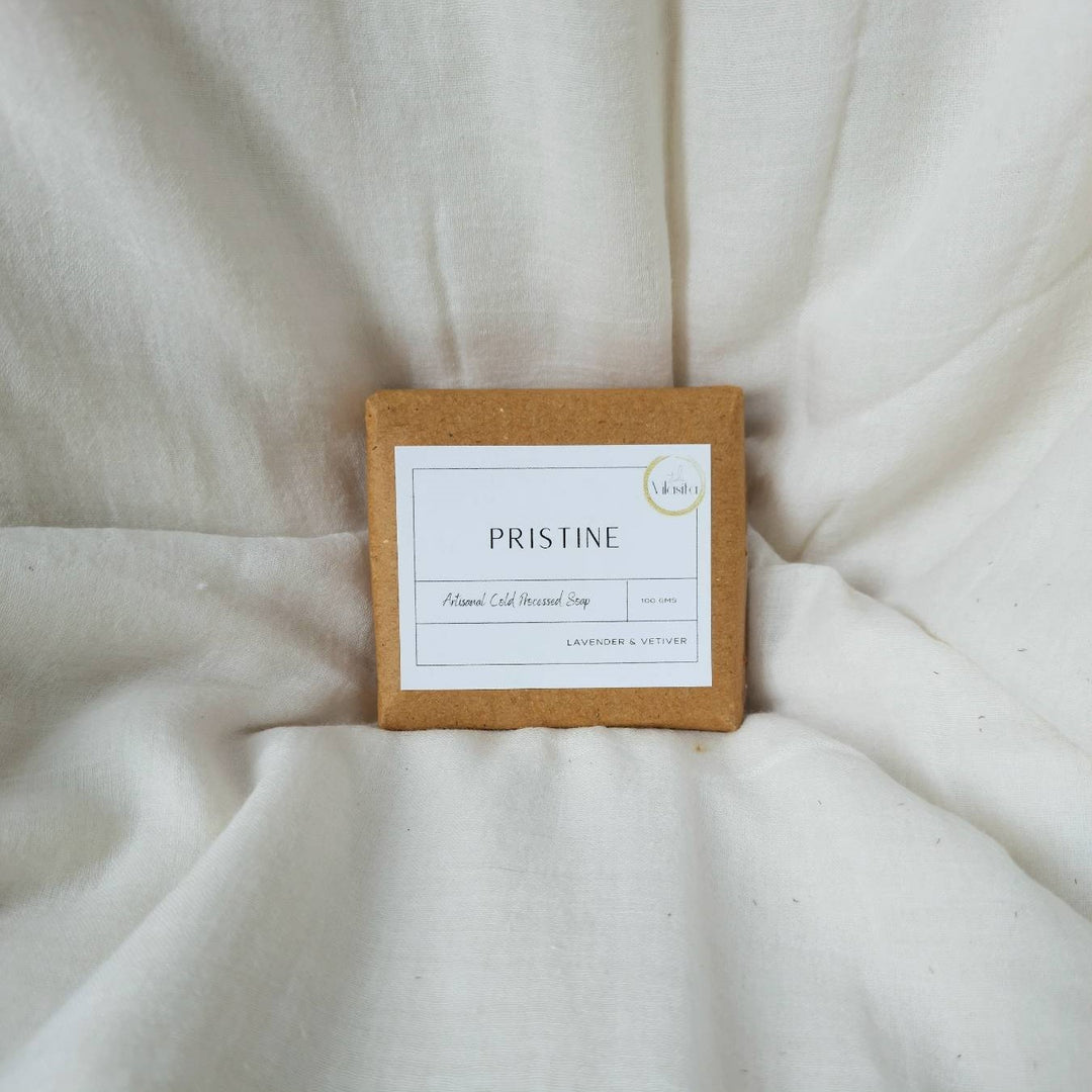 Studio Vilasita Pristine - lavender, vetiver & cocoa butter cold processed soap