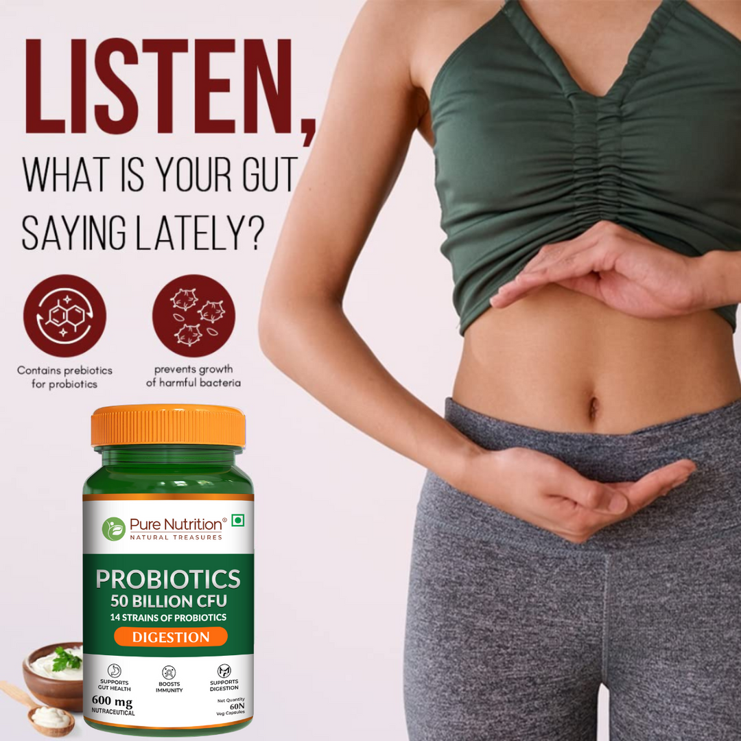 Probiotic  50 Billion CFU | 14 Strains | 60 Veg Capsules
