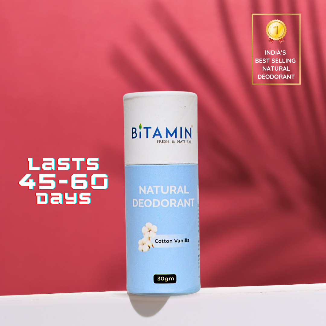 Bitamin Cotton Vanilla Natural Deodorant