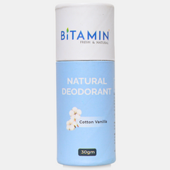 Bitamin Cotton Vanilla Natural Deodorant