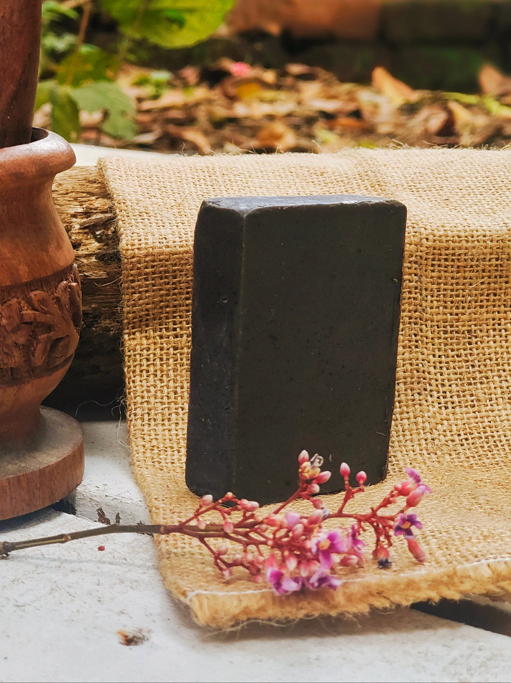 Almitra Sustainables Chocolate Coffee Handmade Cold Processed Soap 100g