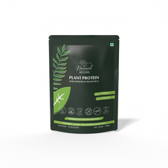 Natural Infusions Hair Growth Plant Protein Powder | Vegan Biotin Supplement for Stronger Hair | Chocolate Flavor, Soy-Free, 200g