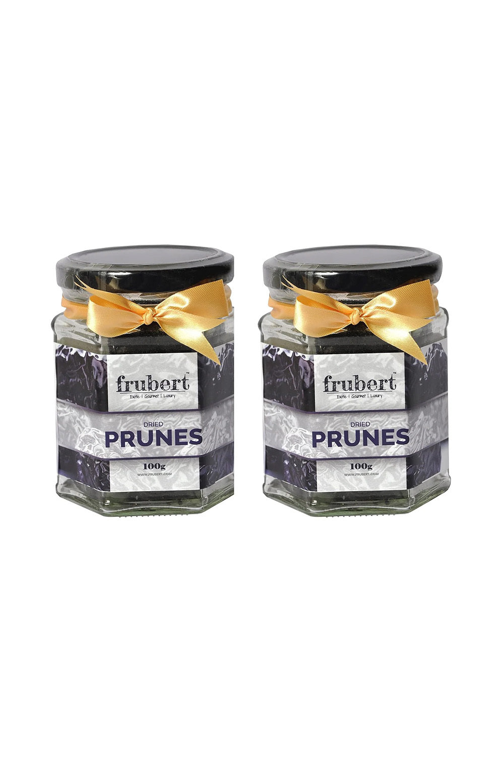 Frubert- European Dried Prunes without added sugar-Unsweetened Dry Fruits-200 gm- Pack of 2