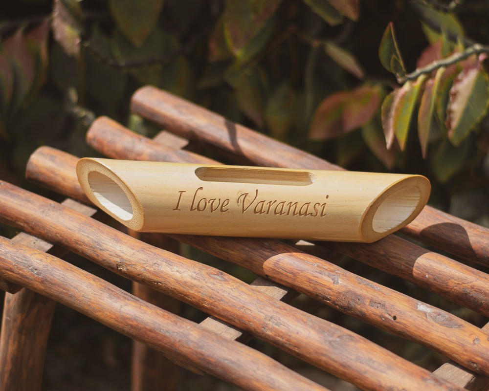 Bamboobeat sound amplifier | I Love Varanasi | Mobile Holder | Portable | Multipurpose